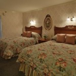 Victorian Hotel room in Rehoboth Beach DE with two medium beds