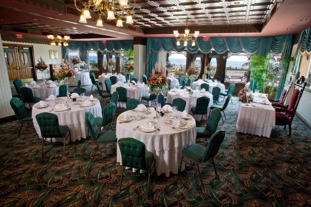 Banquet hall setup for a weeding