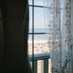 View from bride's room of Ocean City beach