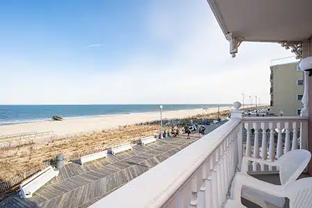 Apartment APT front bedroom balcony view
