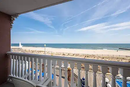 Ocean Front Deluxe OFDX balcony view