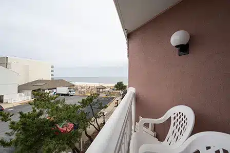 Ocean View Deluxe OVDX balcony view