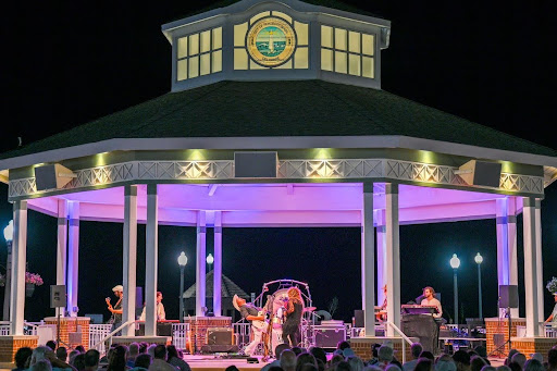 A photo of the Rehoboth Beach Bandstand Summer Concerts