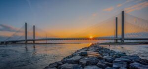 Your Guide to Adventure at Delaware Seashore State Park: The photo is of the park at sunset